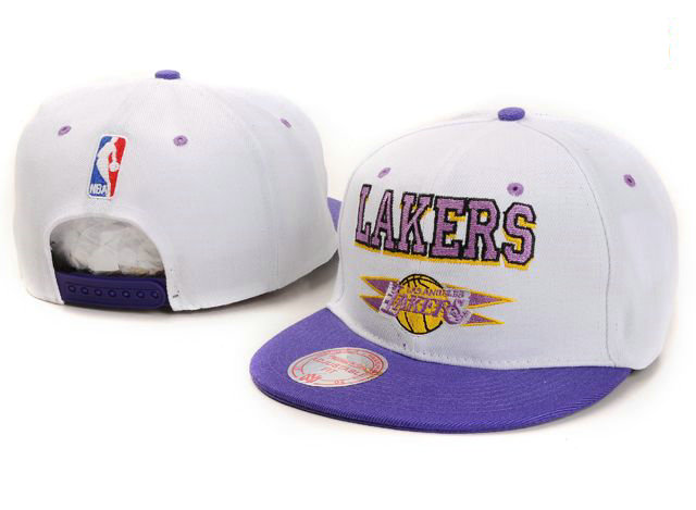 NBA Los Angeles Lakers M&N Snapback Hat NU09